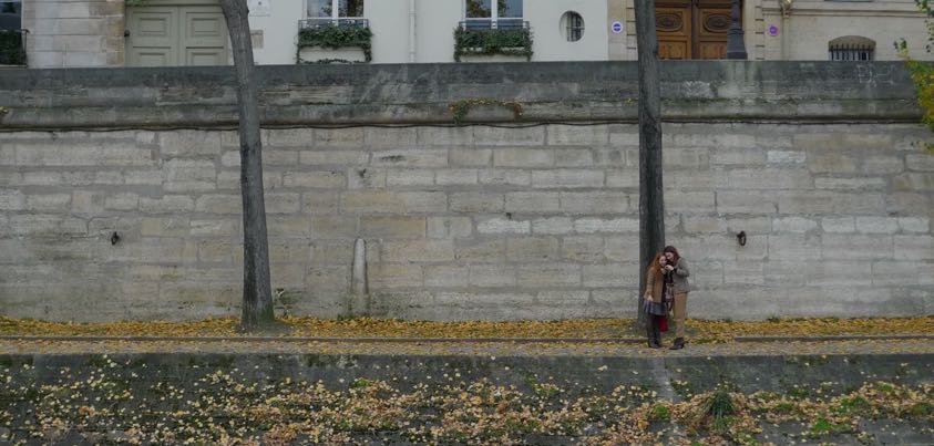 Paris Seine två personer